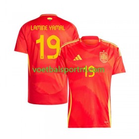 Spanje Lamine Yamal 19 Thuis Shirt EK 2024